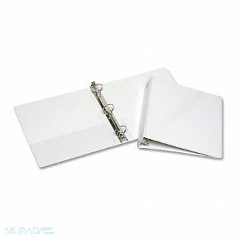 ABILITY ONE 3-Ring Binder 1-1/2 White, 54HD42