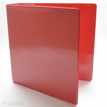 ABILITY ONE 3-Ring Binder 1/2 Red, 54HD43