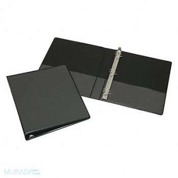 ABILITY ONE 3-Ring Binder 1 Black, 54HD67