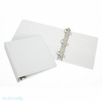 ABILITY ONE 3-Ring Binder 1 White, 54HD69