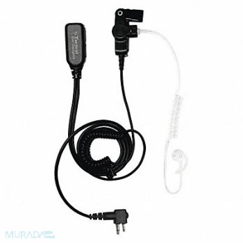 EARPHONE CONNECTION Long Tube Lapel Microphone Black, 54HH66