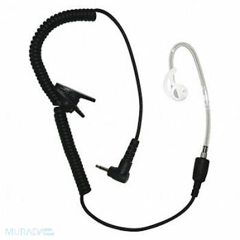 EARPHONE CONNECTION Short Tube Listen Only Earpiece Black, 54HJ08