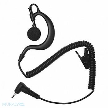 EARPHONE CONNECTION Earhook Listen Only Earpiece Black, 54HJ13