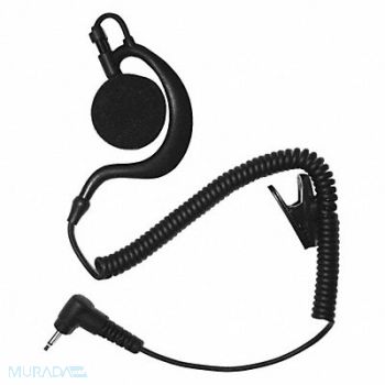 EARPHONE CONNECTION Earhook Listen Only Earpiece Black, 54HJ14