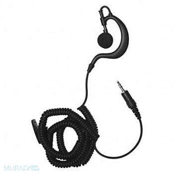 EARPHONE CONNECTION Earhook Listen Only Earpiece Black, 54HJ15