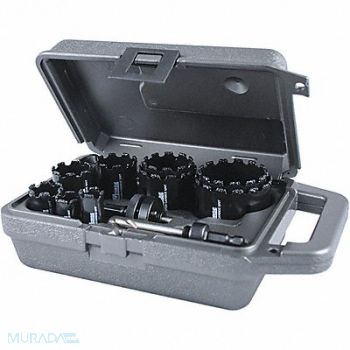 MORSE Hole Cutter Kit Range 3/4 to 2-1/2, 54HN56