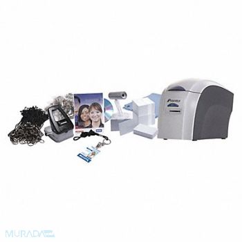 SICURIX ID Card Printer Gray/White For PC or MAC, 54JD94