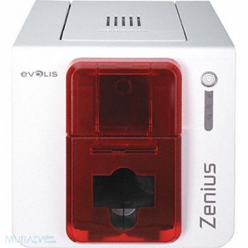 SICURIX ID Card Printer White/Red For PC or MAC, 54JD96