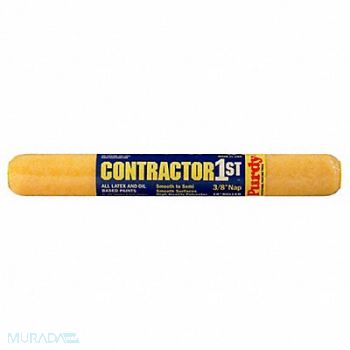 PURDY Roller Cover 18 L 3/8 Nap Polyester, 54JF60