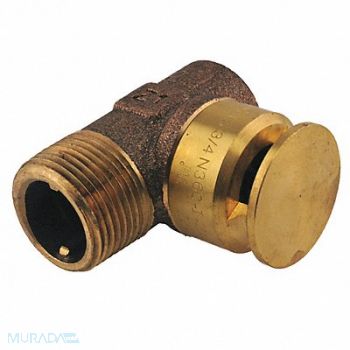 RHEEM Relief Valve and Tee 3/4 in Inlet, 54JH01