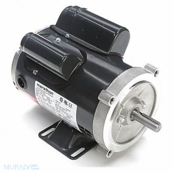 MARATHON MOTORS GP Motor 1/2 HP 1 725 RPM 115/230V 56C, 54JH43