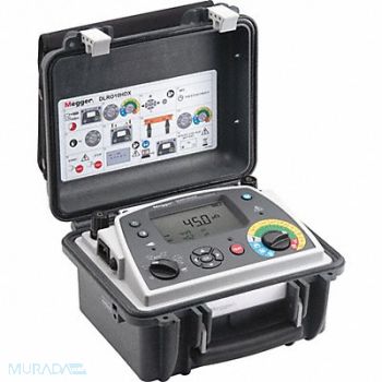 MEGGER Micro Ohmmeter 250 microohm Max LCD, 54JH74