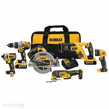 DEWALT Cordless Combination Kit 6 Tools 20V DC, 54JK23