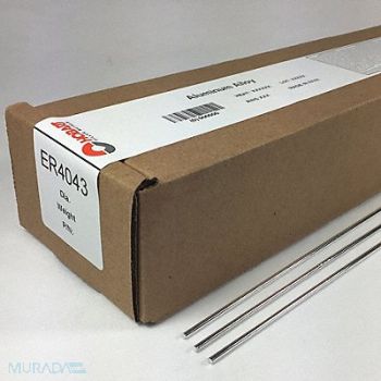 HOBART K4456 TIG Welding Rod 3/32 Dia 36 L 10 lb, 54JK92