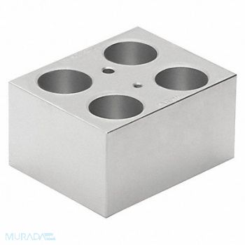 LW SCIENTIFIC Heatblock Aluminum 4 D 2 H, 54PA81