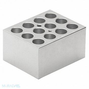 LW SCIENTIFIC Heatblock Aluminum 4 D 3 W, 54PA82