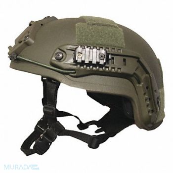 UNITED SHIELD Ballistic Helmet OD Green Size XL, 54PD51