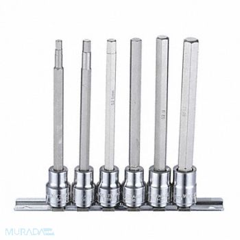 WESTWARD Skt Bt St Stl StSz 3/8 in DrSz 3/8 in, 54TM34