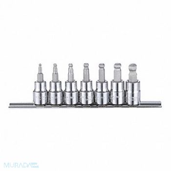 WESTWARD Skt Bt St Stl StSz 3/8 in DrSz 3/8 in, 54TM41