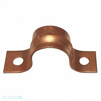 GRAINGER APPROVED Pipe Strap Two-Hole Steel 1/2 Pipe Size, 54TU26