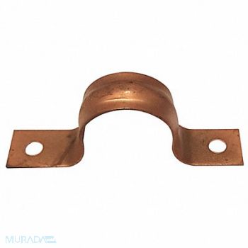 GRAINGER APPROVED Pipe Strap Two-Hole Steel 3/4 Pipe Size, 54TU27
