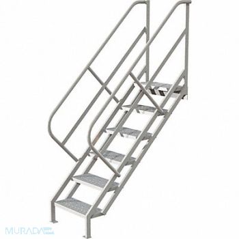 TRI-ARC Stair Unit Steel 6 Steps 450 lb Ld Cap., 420R78