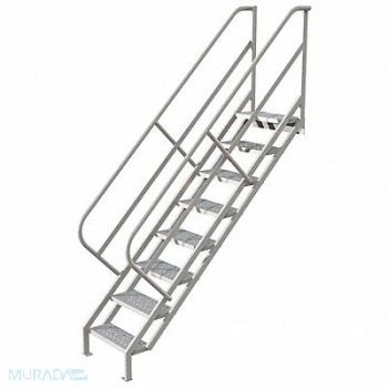 TRI-ARC Stair Unit Steel 8 Steps 450 lb Ld Cap., 420R80