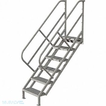 TRI-ARC Stair Unit Steel 6 Steps 450 lb Ld Cap., 420R85