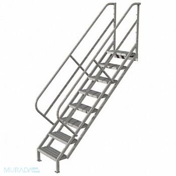 TRI-ARC Stair Unit Steel 8 Steps 450 lb Ld Cap., 420R87
