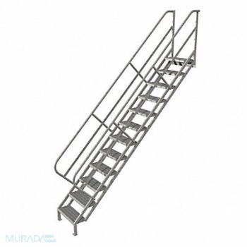 TRI-ARC Stair Unit Steel 12 Steps 450 lb Ld Cap., 420R91