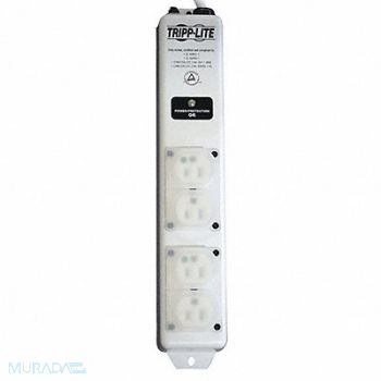 TRIPP LITE Surge Protector Outlet Strip 6 ft Cord L, 54VH63