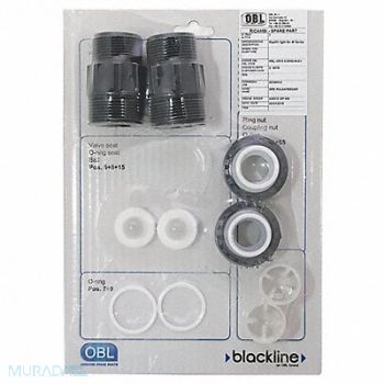 BLACKLINE BY PULSAFEEDER Valve Repair Kit 1in PVDF For45KG26, 54WF54