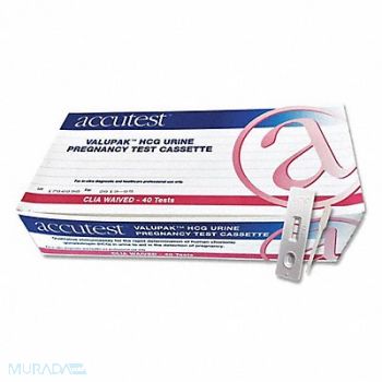 ACCUTEST Pregnancy Tests hCG In Urine Detects, 54WH58