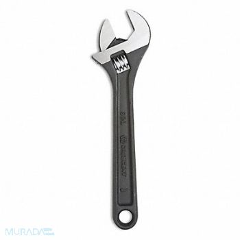 CRESCENT Adj. Wrench Steel Black Oxide 8, 54XN36