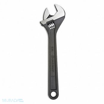CRESCENT Adj. Wrench Steel Black Oxide 12, 54XN38