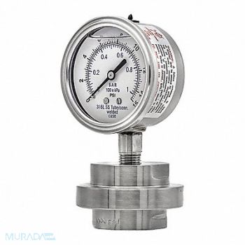 PIC GAUGES K4231 Pressure Gauge Nominal 2-1/2 Dial, 54XN64