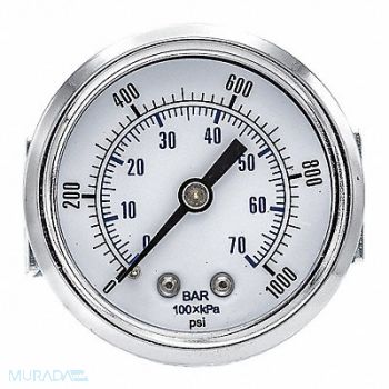 PIC GAUGES Pressure Gauge General Purpose 2 Dial, 54XN91