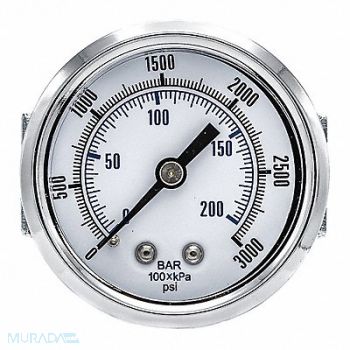 PIC GAUGES Pressure Gauge General Purpose 2 Dial, 54XN92