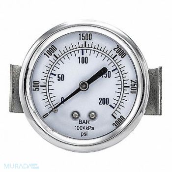 PIC GAUGES Pressure Gauge Nominal 2-1/2 Dial, 54XN94