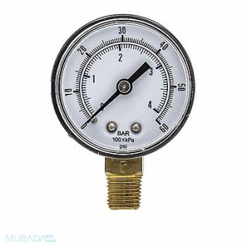 PIC GAUGES Pressure Gauge General Purpose 2 Dial, 54XP09
