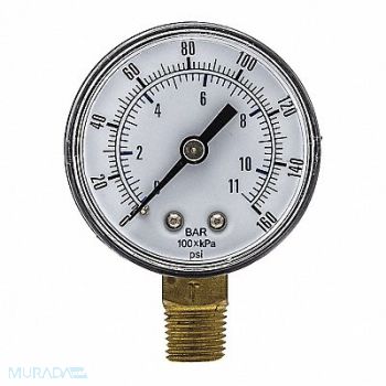 PIC GAUGES Pressure Gauge General Purpose 2 Dial, 54XP11