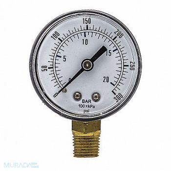 PIC GAUGES Pressure Gauge General Purpose 2 Dial, 54XP13