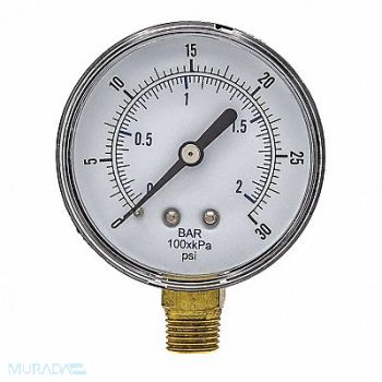 PIC GAUGES Pressure Gauge Nominal 2-1/2 Dial, 54XP16