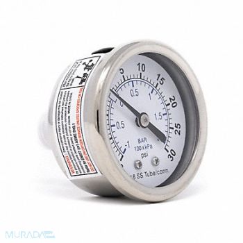 PIC GAUGES Compound Gauge General Purpose 2 Dial, 54XP97
