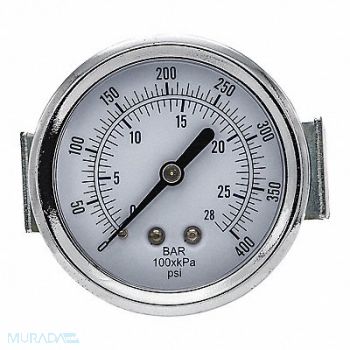 PIC GAUGES Pressure Gauge Nominal 2-1/2 Dial, 54XR09