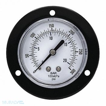 PIC GAUGES Pressure Gauge Nominal 2-1/2 Dial, 54XR14