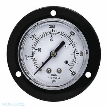 PIC GAUGES Pressure Gauge Nominal 2-1/2 Dial, 54XR15