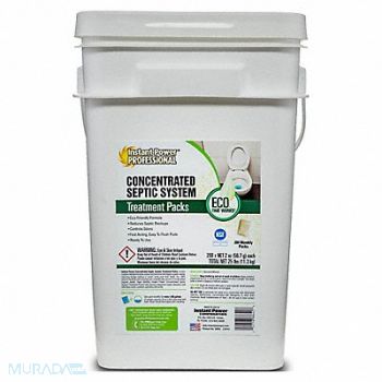 INSTANT POWER PROFESSIONAL SepticSystem Treatment Bucket 200ct Pacs, 54YG29