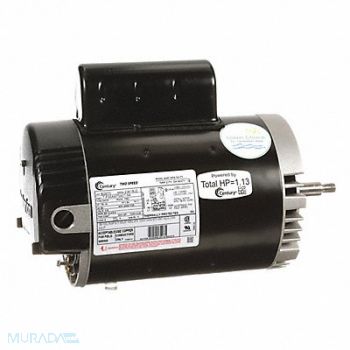 CENTURY Motor 1/10 3/4 HP 3 450/1 725 rpm 115V, 54YK62