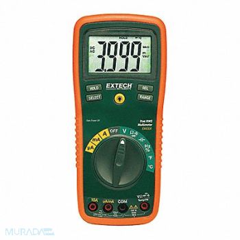 EXTECH Digital Multimeter Counts 3999 600VAC, 54YK92